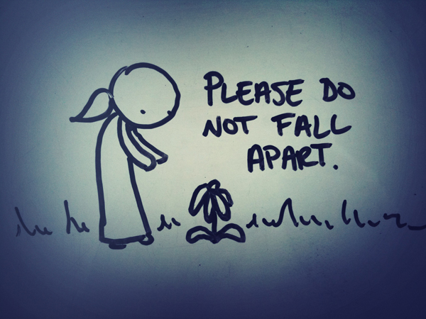 please do not fall apart.