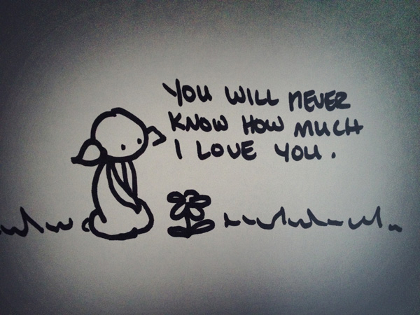 you will never know how much i love you.